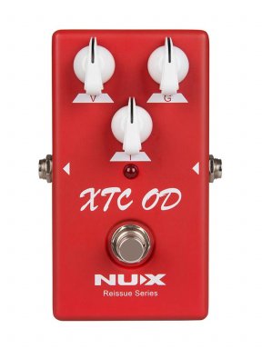 NUX XTC-10 NUX Reissue Series XTC OD "red channel" harmonisch rijke overdrive analoog effectpedaal