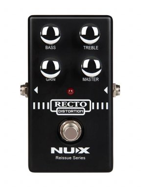 NUX RDP-10Reissue Series Recto Distortion heavy American preamp overdrive analoog effectpedaal