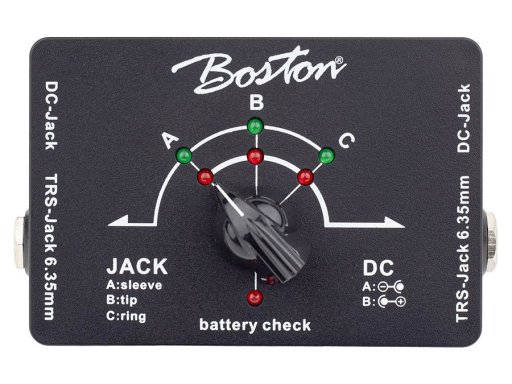 Boston BT3 cable tester for 6.3mm jack TRS and DC cables