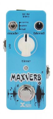 Xvive D1-MAXVERB mini pedal Tone Maxverb reverb