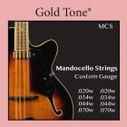 Gold Tone Gold Tone MCS snarenset voor mandocello