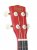 Korala Korala UKS-15-RD soprano ukulele with guitar machine heads