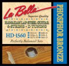 La Bella L-HD-1560 snarenset voor lapsteel