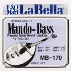 La Bella L-MB170 snarenset mandobass