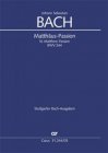 Carus Verlag JS Bach Matthäus-Passion