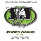 SIT Power Wound Nickel Short Scale Bass 040-095